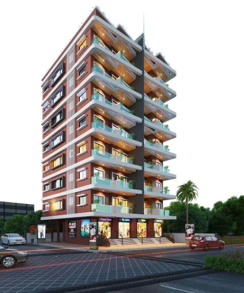Majestic Apartment, prime location, Ekveera Chowk