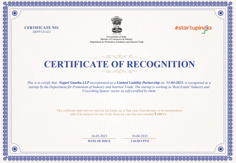 LLP Certificate of Incorporation β Ministry of Corporate Affairs